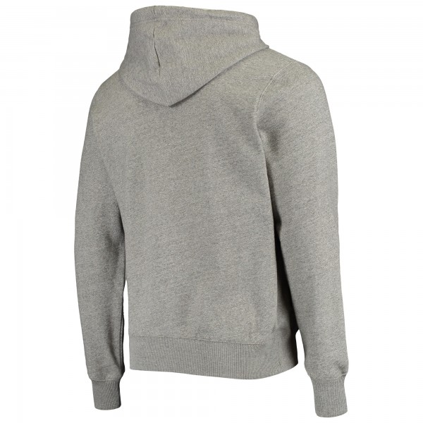 Толстовка флисовая Houston Rockets New Era French Terry Chenille - Heathered Gray - фирменная одежда NBA