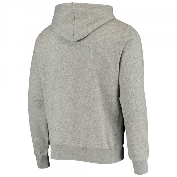 Толстовка флисовая New Orleans Pelicans New Era French Terry Chenille - Heathered Gray - фирменная одежда NBA
