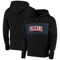 Толстовка с капюшоном New Orleans Pelicans New Era Neoprene Colorbock - Black