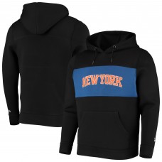 Толстовка с капюшоном New York Knicks New Era Neoprene Colorbock - Black