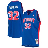 Игровая форма  Richard Hamilton Detroit Pistons Mitchell & Ness 2003-04 Hardwood Classics Swingman - Blue