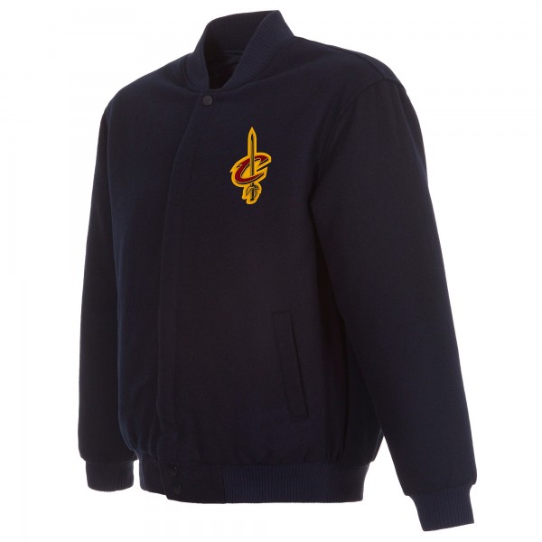 Куртка на кнопках Cleveland Cavaliers JH Design Reversible Embroidered Wool - Navy