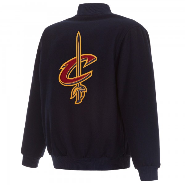 Куртка на кнопках Cleveland Cavaliers JH Design Reversible Embroidered Wool - Navy