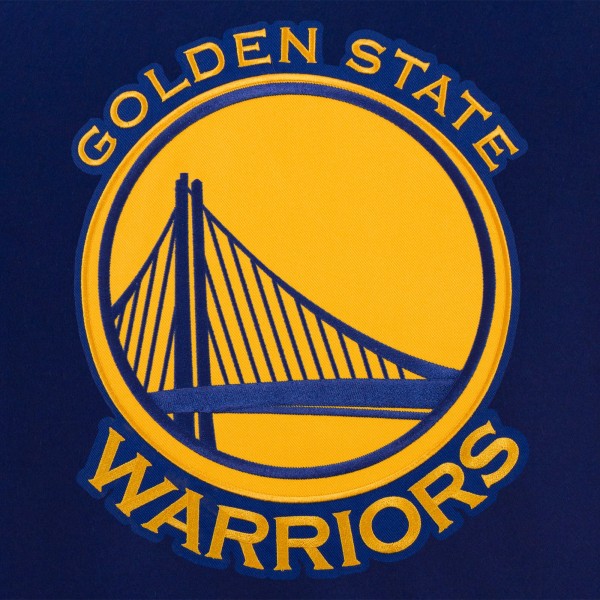 Куртка на кнопках Golden State Warriors JH Design Reversible Embroidered Wool - Royal