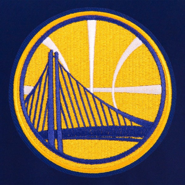 Куртка на кнопках Golden State Warriors JH Design Reversible Embroidered Wool - Royal