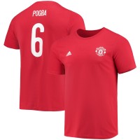 Футболка Paul Pogba Manchester United adidas Amplifier - Red