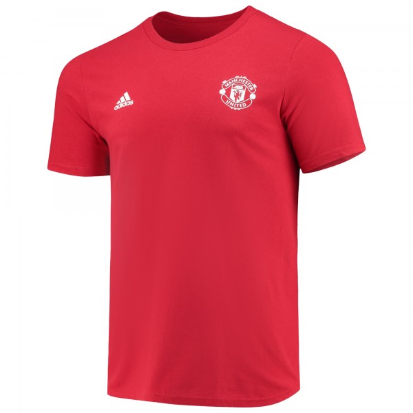 Футболка Paul Pogba Manchester United adidas Amplifier - Red