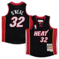Малышам Miami Heat Shaquille ONeal Mitchell & Ness Black 2005/06 Hardwood Classics Retired Player Jersey