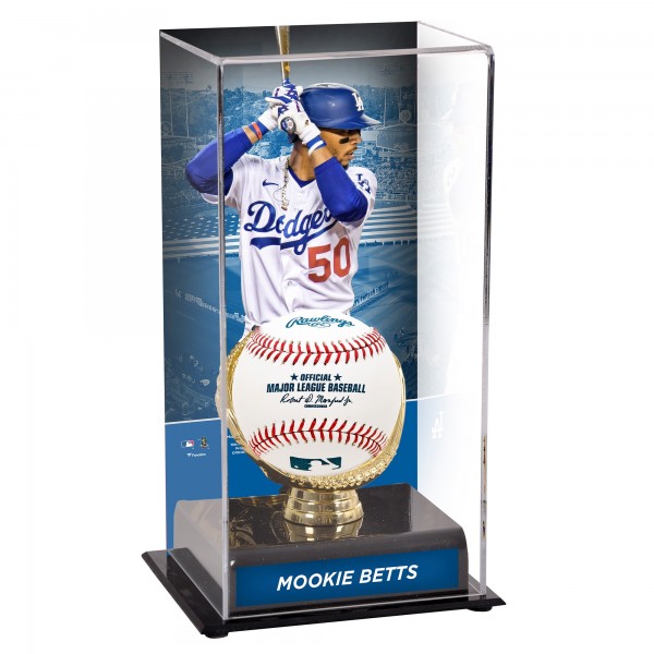 Los Angeles Dodgers Mookie Betts Fanatics Authentic Gold Glove Display Case with Image