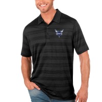 Футболка поло Charlotte Hornets Antigua - Black