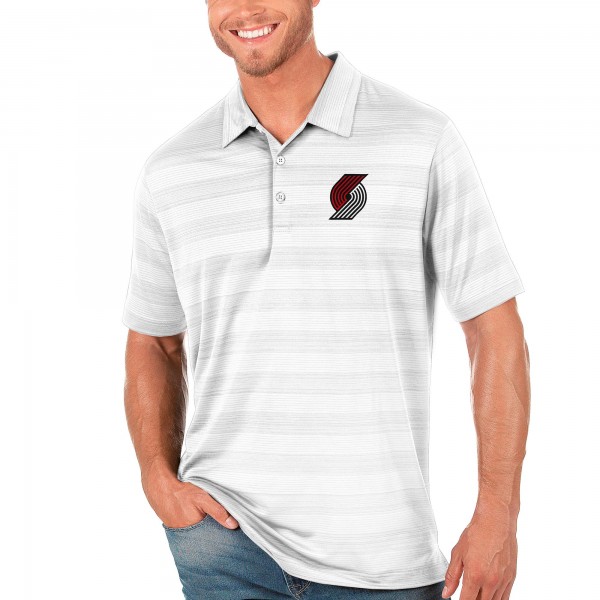 Поло Portland Trail Blazers Antigua Compass - White