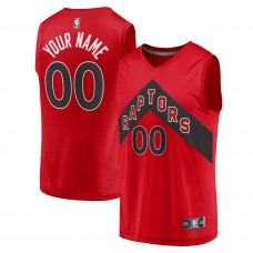 Детская именная игровая майка Toronto Raptors 2020 Fast Break Replica - Icon Edition - Red