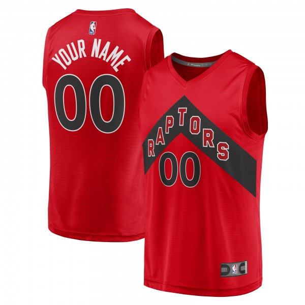 Детская именная игровая майка Toronto Raptors 2020 Fast Break Replica - Icon Edition - Red - баскетбольная джерси NBA
