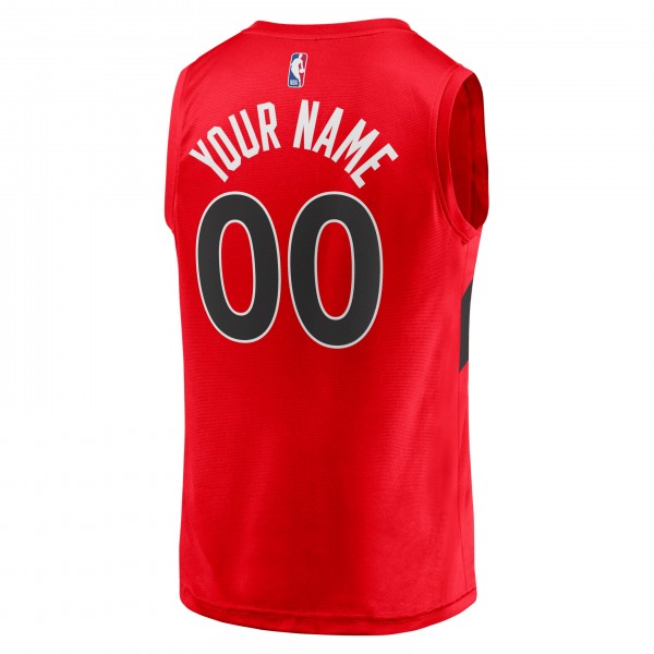 Детская именная игровая майка Toronto Raptors 2020 Fast Break Replica - Icon Edition - Red - баскетбольная джерси NBA