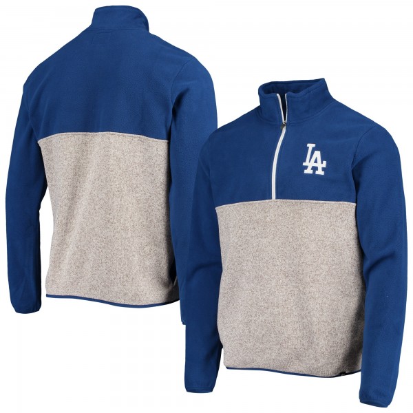 Кофта на короткой молнии Los Angeles Dodgers 47 Kodiak Colorblock - Royal/Gray