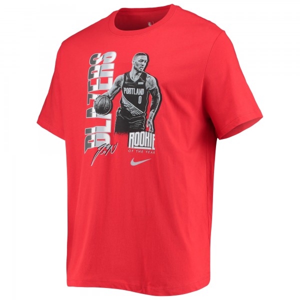 Футболка Damian Lillard Portland Trail Blazers Nike Select Series Rookie of the Year Name and Number - Red