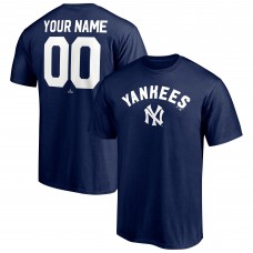 New York Yankees Navy Cooperstown Winning Streak Personalized Name & Number T-Shirt
