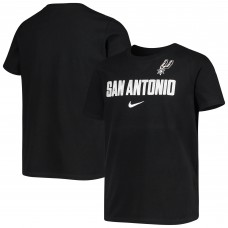 Детская футболка San Antonio Spurs Nike Facility Logo Performance - Black