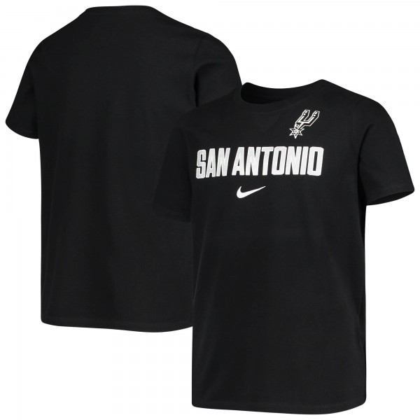 Детская футболка San Antonio Spurs Nike Facility Logo Performance - Black