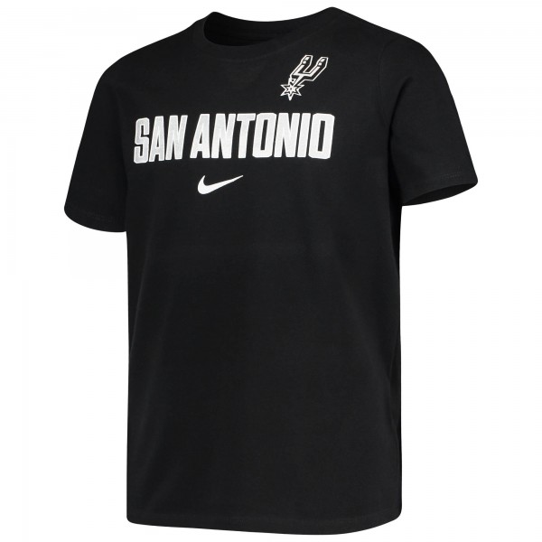 Детская футболка San Antonio Spurs Nike Facility Logo Performance - Black