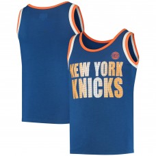 Майка New York Knicks New Era Girl's Youth Foil Contrast - Blue