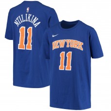 Детская футболка Frank Ntilikina New York Knicks Nike - Blue