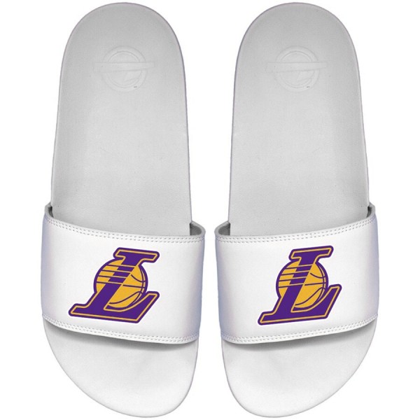 Шлепки Los Angeles Lakers ISlide Primary Motto - White