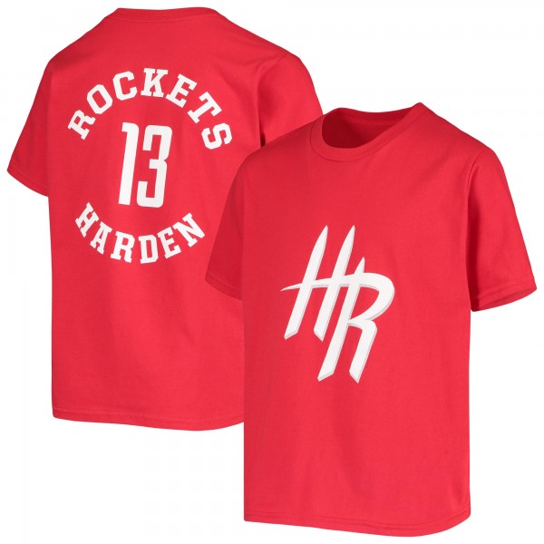 Детская футболка James Harden Houston Rockets Roundabout Throwback - Red