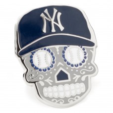 New York Yankees Royal Sugar Skull Lapel Pin