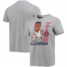Футболка Zion Williamson New Orleans Pelicans Homage Caricatures - Heathered Gray