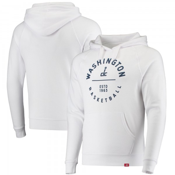 Толстовка с капюшоном Washington Wizards Sportiqe The District Basketball - White - фирменная одежда NBA