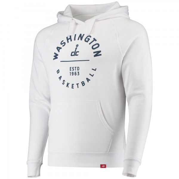 Толстовка с капюшоном Washington Wizards Sportiqe The District Basketball - White - фирменная одежда NBA