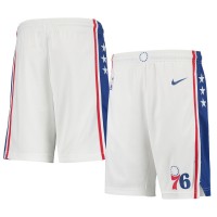 Шорты Philadelphia 76ers Nike Youth 2020/21 Swingman - Association Edition - White
