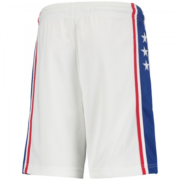 Шорты Philadelphia 76ers Nike Youth 2020/21 Swingman - Association Edition - White