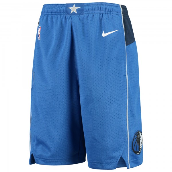 Детские шорты Dallas Mavericks Nike 2020/21 Swingman - Icon Edition - Blue - атрибутика NBA