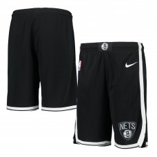 Шорты Youth Brooklyn Nets Nike Black 2020/21 Swingman Performance - Icon Edition