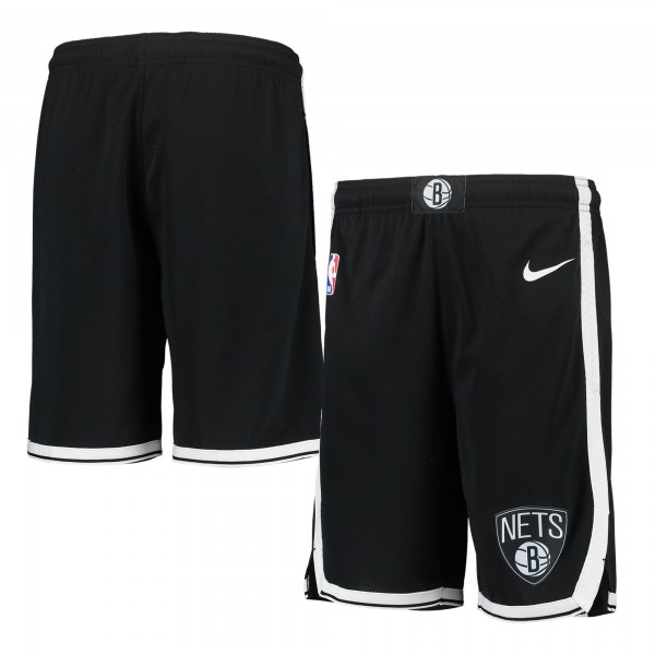 Шорты Youth Brooklyn Nets Nike Black 2020/21 Swingman Performance - Icon Edition