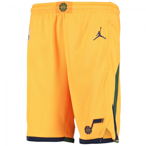 Детские шорты Utah Jazz Jordan Brand 2019/20 Swingman Performance - Statement Edition - Gold - атрибутика NBA