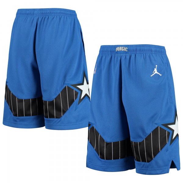 Детские шорты Orlando Magic Jordan Brand 2019/20 Swingman Performance - Statement Edition - Blue - атрибутика NBA