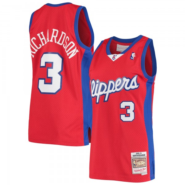 Игровая майка Quentin Richardson LA Clippers Mitchell & Ness 2000/01 Hardwood Classics Swingman - Statement Edition - Red - оригинальная джерси НБА