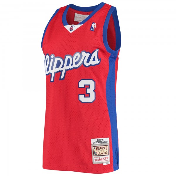 Игровая майка Quentin Richardson LA Clippers Mitchell & Ness 2000/01 Hardwood Classics Swingman - Statement Edition - Red - оригинальная джерси НБА