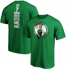 Футболка Jaylen Brown Boston Celtics Playmaker Name & Number - Kelly Green