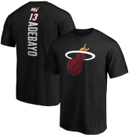 Футболка Bam Adebayo Miami Heat Playmaker Name & Number - Black