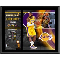 Los Angeles Lakers LeBron James Fanatics Authentic 12 x 15 2020 NBA Finals Champions Sublimated Player Plaque