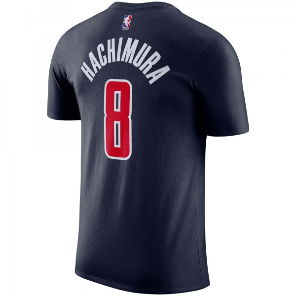 Футболка Rui Hachimura Washington Wizards Nike Performance - Navy