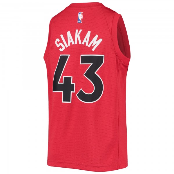 Детская игровая майка Pascal Siakam Toronto Raptors Nike 2020/21 Swingman - Red - Icon Edition - баскетбольная джерси NBA