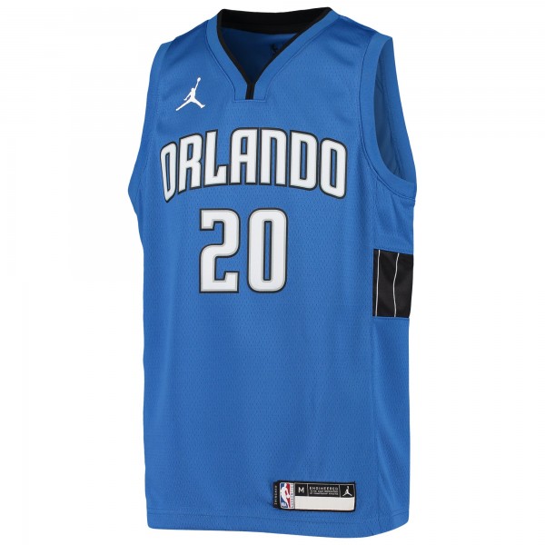 Детская игровая майка Markelle Fultz Orlando Magic Jordan Brand 2020/21 Swingman - Statement Edition - Blue - баскетбольная джерси NBA