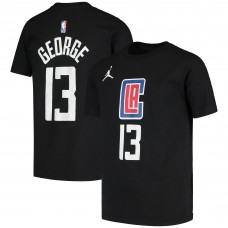 Детская футболка Paul George LA Clippers Jordan Brand Statement Edition - Black