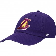 Бейсболка Los Angeles Lakers 47 Purple Logo Clean Up