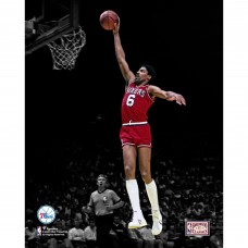 Unsigned Philadelphia 76ers Julius Erving Fanatics Authentic Rising for Dunk Spotlight Photograph